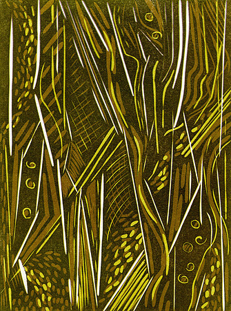Spring Flowers, Lino